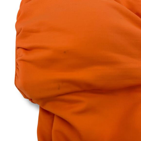 NEW Soluna Orange Swimsuit Size Small One Piece Cut OUt Ruffle Beach Swim NWT - Picture 4 of 8